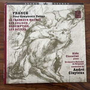 Franck Four Symphonic Poems Orchestre National de Belgique Vinyl LP Angel S36151